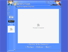 Tablet Screenshot of comic.legendaryfrog.com